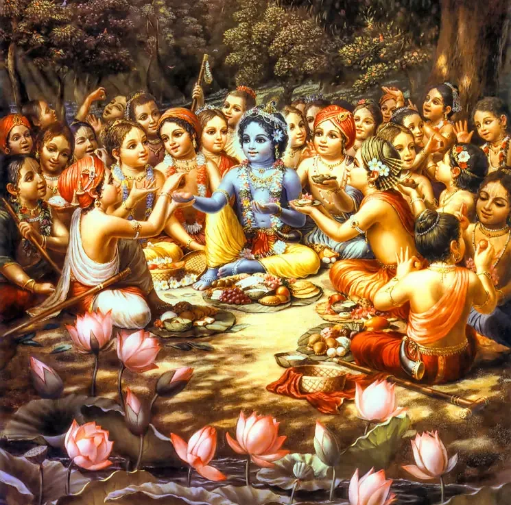 Prasadam — sanctified vegetarian meal offered at Hare Krishna Melbourne